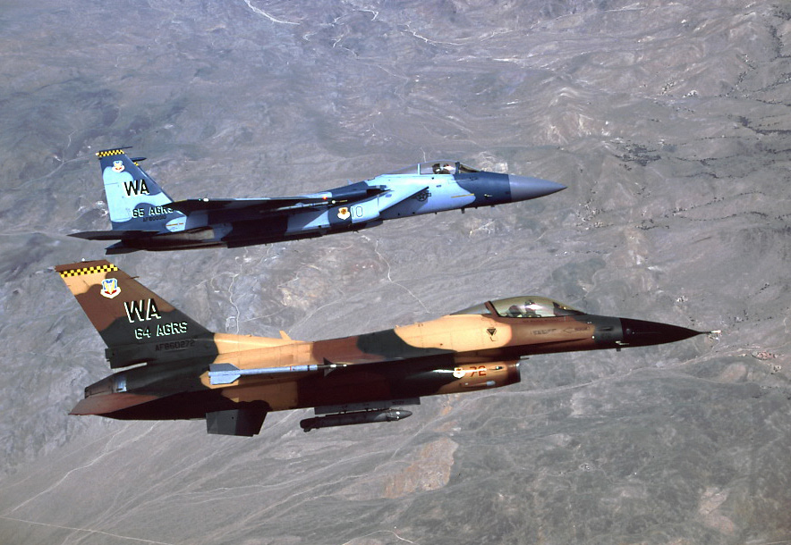 F-15C 65th Aggressor Flanker - Wall Pilot